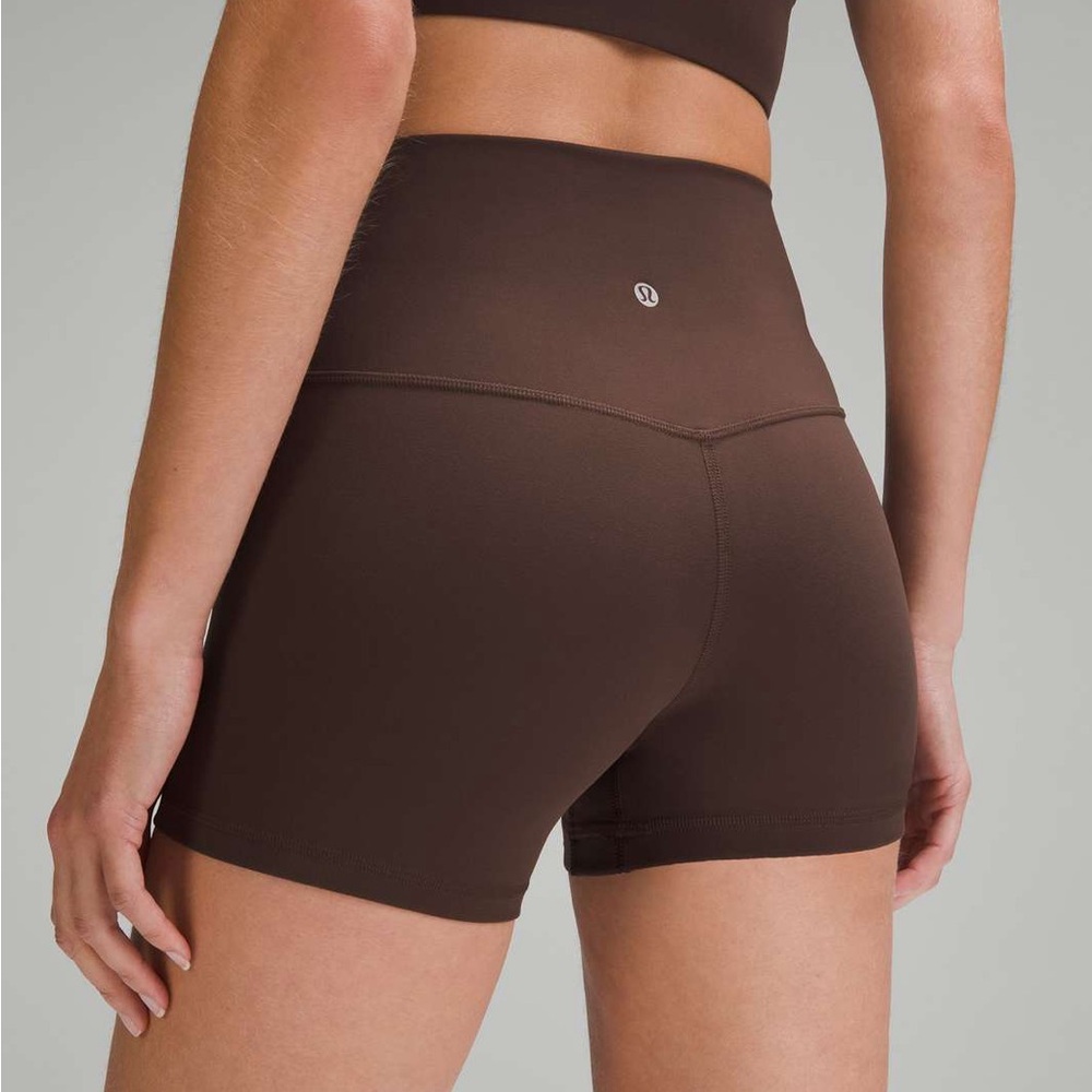 Espresso lululemon align shorts 4”